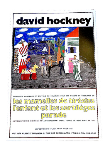 David hockney les mamelles - david,