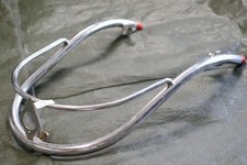 Cuppini Stoßstange Chrome/Rot für Vespa ET3 125 Special 50 90 Paraurti Parafango