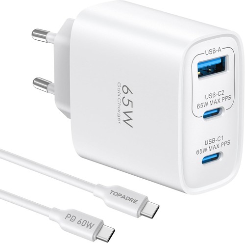 Usb ladegerät 65w 3 port - c,