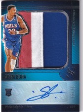 2024-25 Panini Silhouette NBA No. SIL-ADM Adem Bona Rookie Patch Auto 35/99