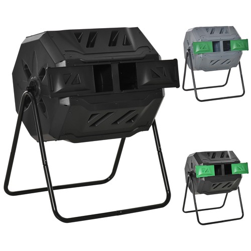 Outsunny trommel komposter - outsunny, trommel-komposter