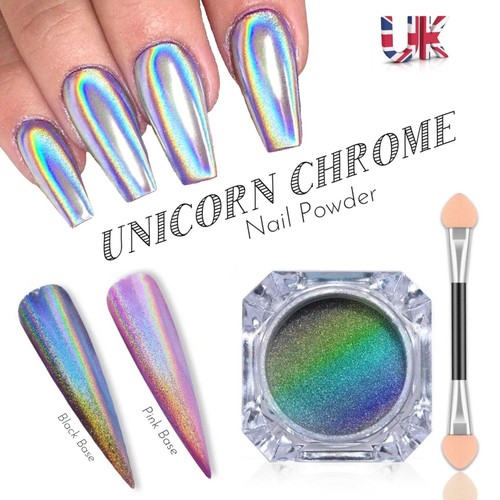 Einhorn nagelpuder holographic - einhorn,