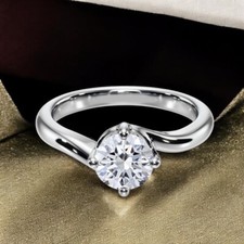 Rundschliff Diamant Ring IGI 1