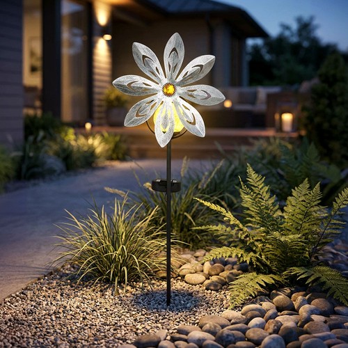 Solarlampe erdspieß außen - solarlampe,
