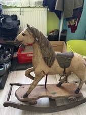 Antikes Schaukelpferd aus Holz