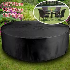 Rund Gartentisch Abdeckung Schutzhülle Gartenmöbel Abdeckplane Garnitur DHL