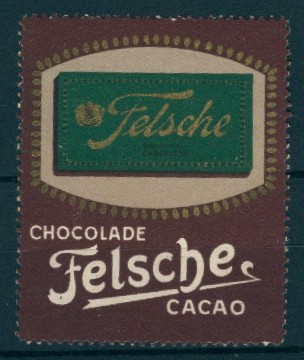 Reklamemarke chocolade - reklamemarke,