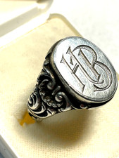 Antik 835 Silber Herrenring