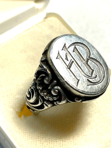 Antik 835 silber - antik, herrenring
