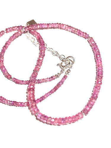 Natürliches pink saphir - natürliches,