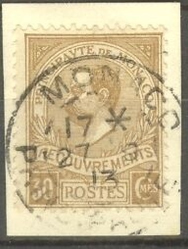 Monaco briefmarke steuer - monaco, n°