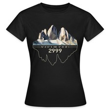 Dolomiten Drei Zinnen Südtirol Bergsteigen Geschenk Frauen T-Shirt