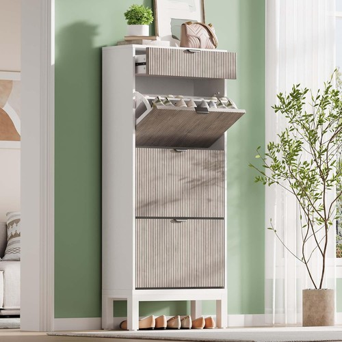 Schuhschrank mit klappen - schuhschrank, 3