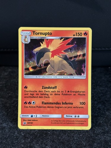 Pokemon tcg tornupto sm185 - pokemon,
