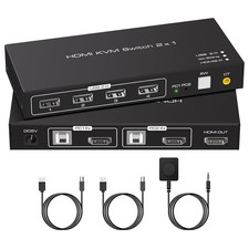 VPFET KVM Switch 2 Port HDMI