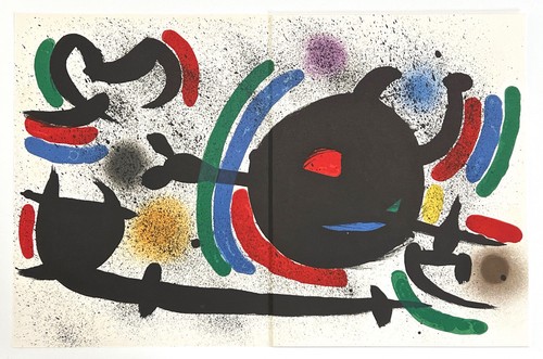 Joan miro original lithografie - joan,
