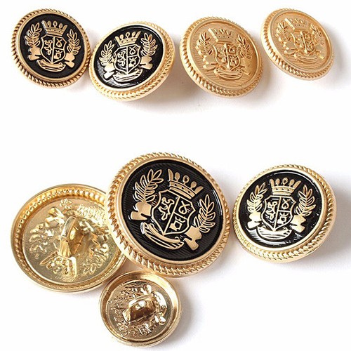 10x metallknöpfe wappen für - metallknöpfe,