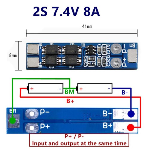 4v 18650 li - 8,4v,