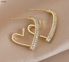 Damen Ohrringe 925 Gold Silber