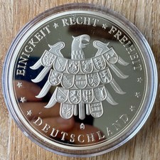 GIGANT 70mm Münze 110g | OVP | Zertifikat - Polierte Platte Fall Berliner Mauer