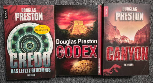Douglas preston thriller - -3,