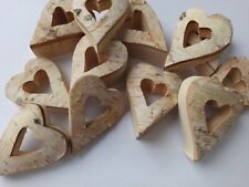 12-Birkenherzen-Holz-Herz-Herzen-Deko-Streudeko-Hochzeitsdeko-Birkenherz-Birke