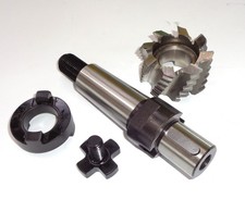 Kombiaufsteckdorn MK4 S20x2 D27 mit Fräser D62 H34 (neuwertig)