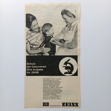 1965 Zeiss Mikroskop Wetzlar Werbeanzeige Werbung Reklame Advertising