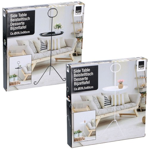 Beistelltisch retro tisch rund - beistelltisch,
