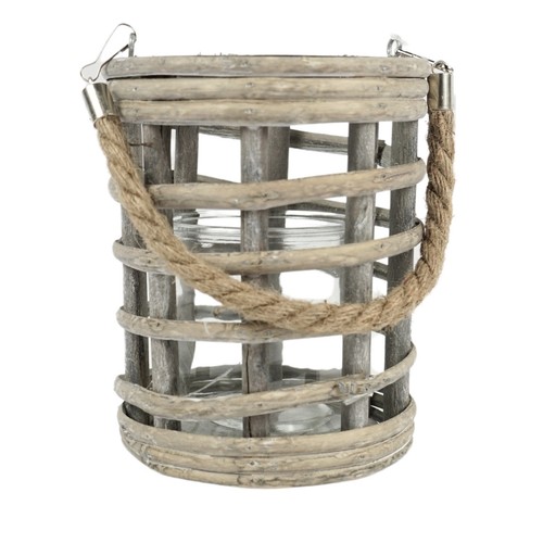 Laterne windlicht tourne holz - windlicht,