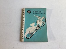 NSU Bedienungsanleitung Quickly-L original 66-seitig sehr guter Zustand rar !