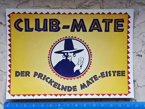 Club mate aufkleber sticker - club-mate,