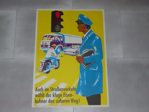 Plakat deutsche bundesbahn - plakat,