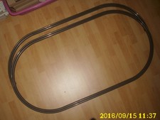 märklin c gleis oval mit 2 bogenweichen