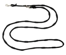 Hundeleine Joggingleine Walkingleine Fahrradleine 2m - 5m schwarz Universalleine