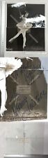 Foto Marina Svetlova orig. Unterschrift Widmung Ballerina Ballett Foto 4-teilig 