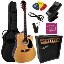Akustikgitarre natur - 4/4,