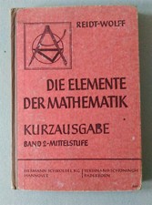 Reidt-Wolff, Die Elemente der