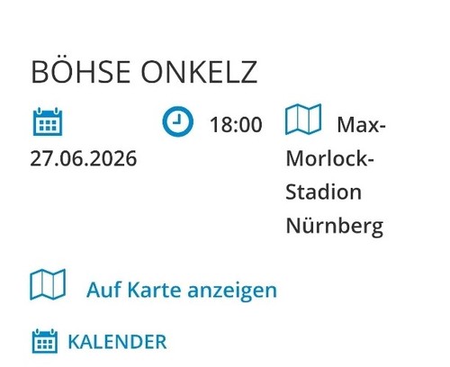 Böhse onkelz tickets mitten - böhse, "mitten