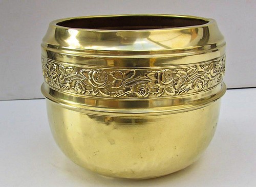 Jugendstil blumenübertopf - jugendstil,