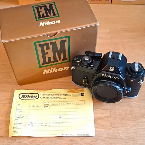 Nikon analoge 35mm - em,