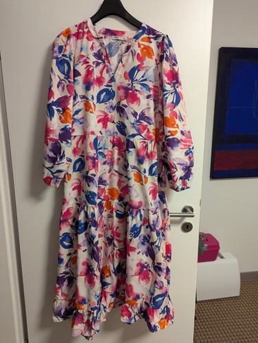 Stufenkleid neuwertig lang - stufenkleid, 42