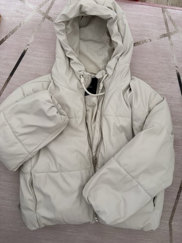 Bershka winterjacke beige - bershka,