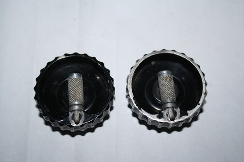 Alu klapp kurbel knopf - 2x, für
