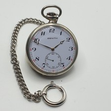 Alte Taschenuhr ZENITH Stahl