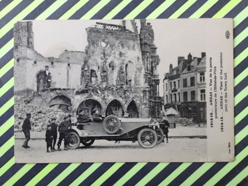 Cpa arras 1915 - cpa, rathaus