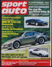 Sport Auto 10/81 Talbot Murena