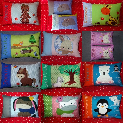 Kleines kissen und name - kissen,