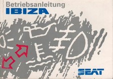 Seat Ibiza Owners Manual 1994
