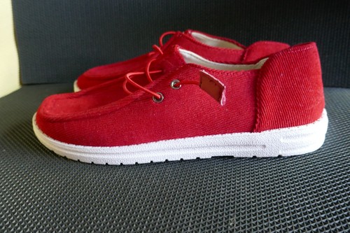 Rote textile mokassin - textile,